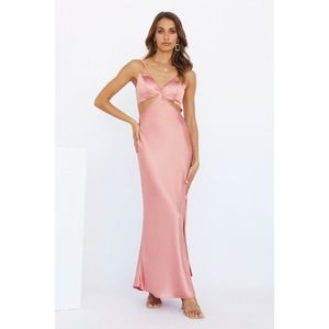 One And Only Coral Double Strap Maxi